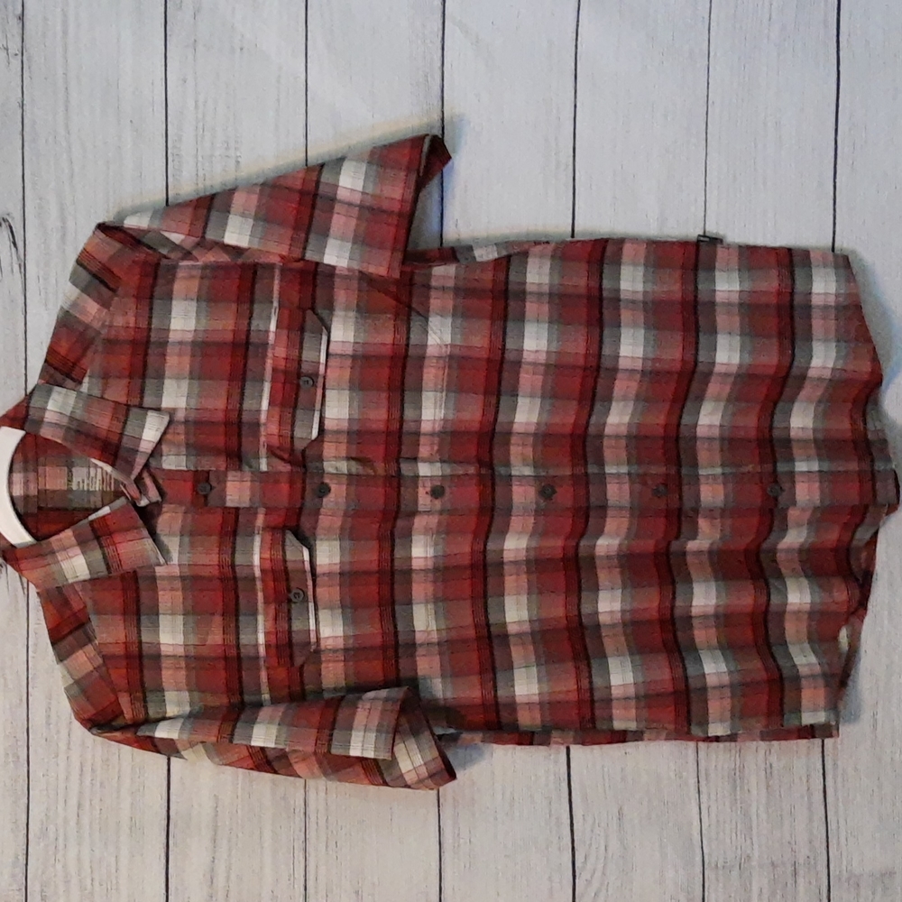 Men's Swiss Tech Button Down Shirts Bundle Plaid Stripes S 34-36 - Picture 2 of 16